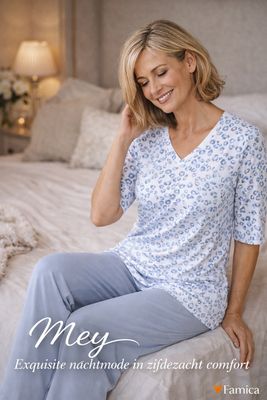 Mey - Dames Pyjama - Sleepy Blue