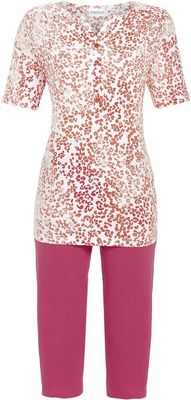 Ringella - Dames Pyjama - Rood - Panterprint - 100% katoen