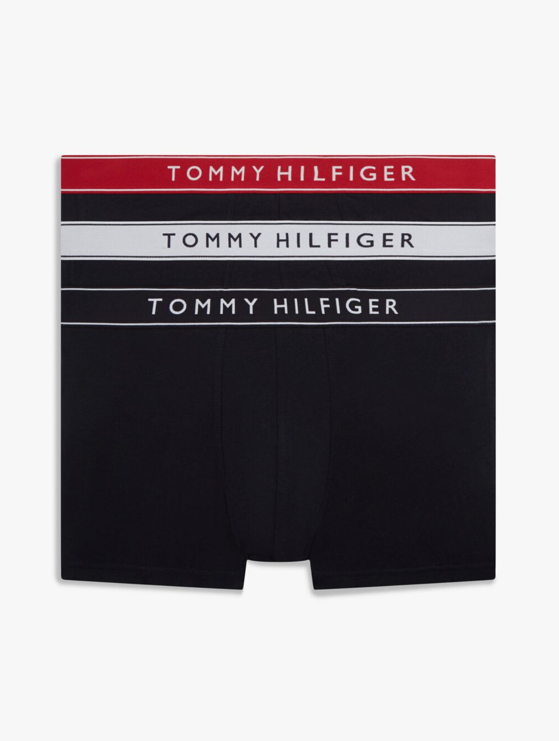 Tommy Hilfiger - 3-Pack Boxers Stretch Cotton - Zwart