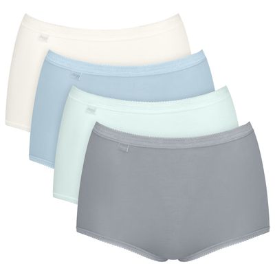 Sloggi - Basic Maxi 4-Pack - Sea Blue Light Combination