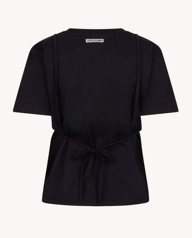 Love Stories - Shirt "Mimi" - Zwart