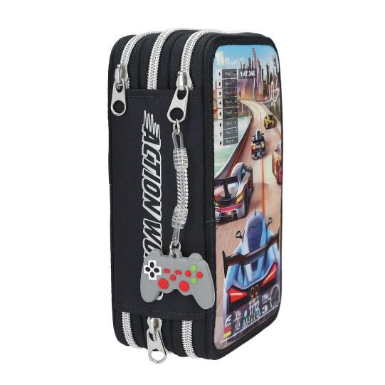 Action World - 3-Vaks Etui - Gaming