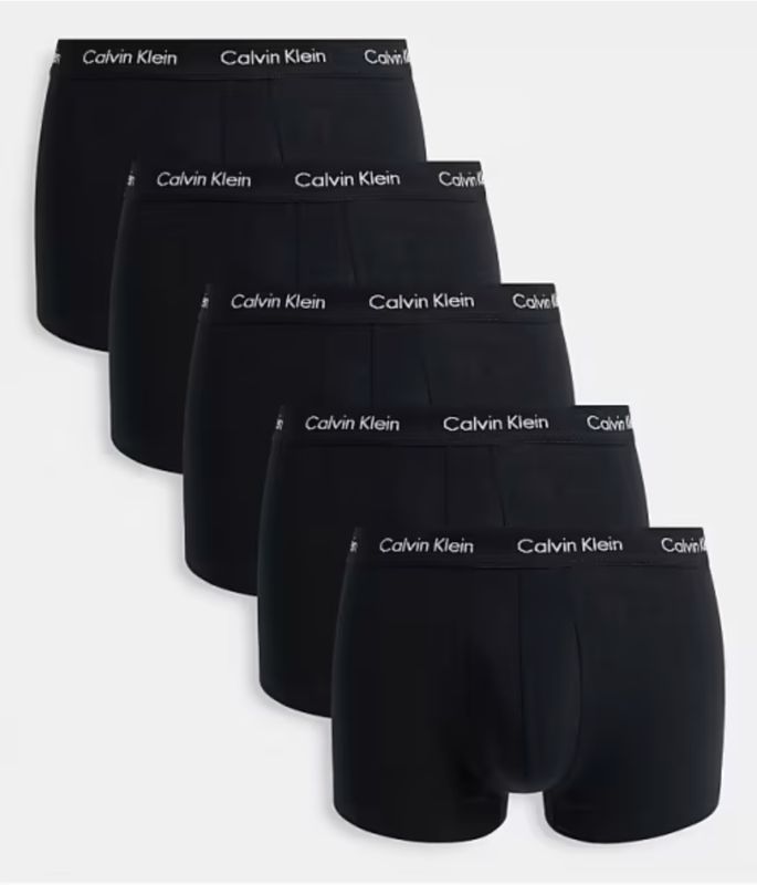 Calvin Klein - 5-Pack Low Rise Boxershorts - Zwart