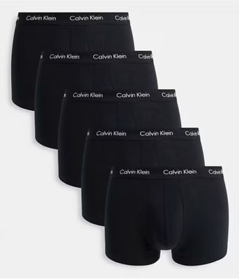 Calvin Klein - 5-Pack Low Rise Boxershorts - Zwart