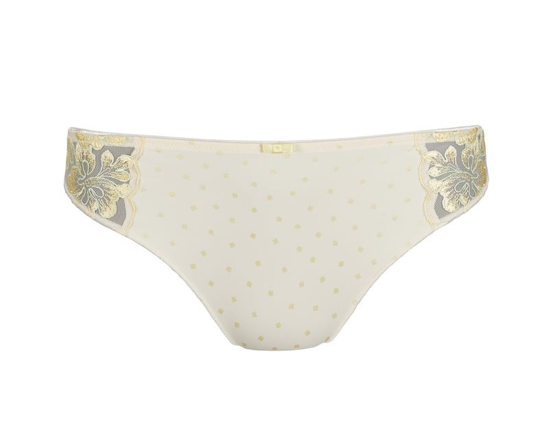 Dacapo Prima String – Vanilla – Elegante String met Florale Borduring