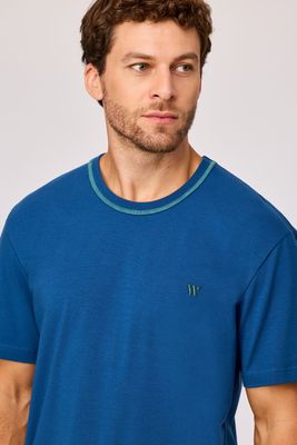 Woody - Heren Pyjama - Donkerblauw