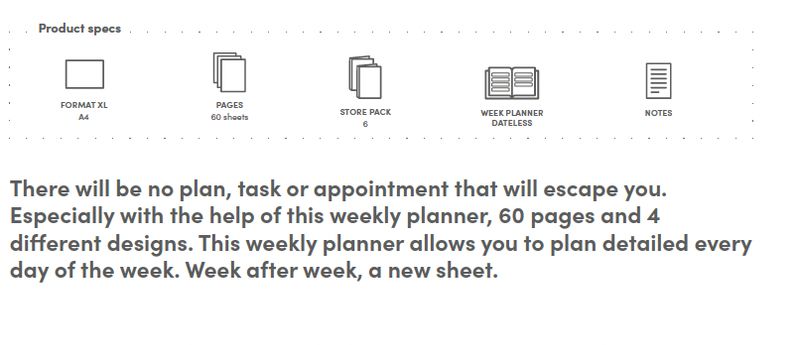 Diddl - Weekplanner notepad A4  *** PRE-ORDER  *** (Release 10/08/2026)