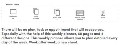 Diddl - Weekplanner notepad A4  *** PRE-ORDER  *** (Release 10/08/2026)