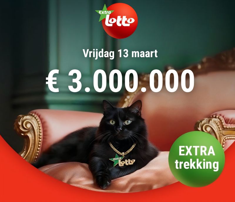 Deelname Speelpot EXTRA LOTTO vrijdag 13/03/2026