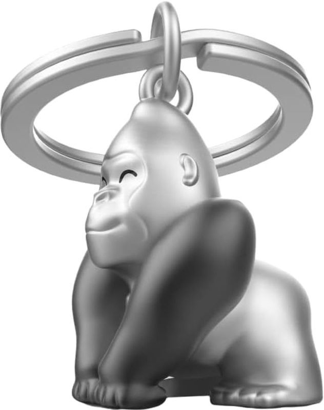 Metalmorphose  - Sleutelhanger - Gorilla Metaal 3D