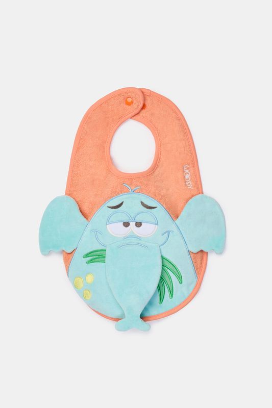 Woody -  Roze slabbetje van badstof  -Olifant