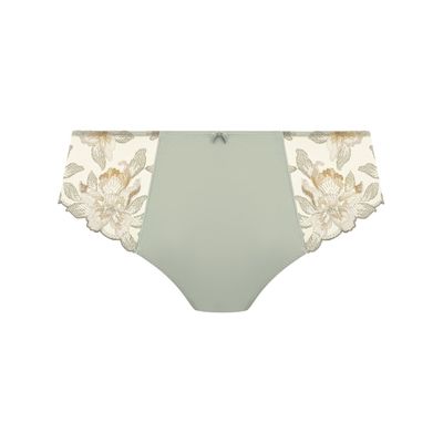 Fantasie - Magdalena Vintage Green slip – saliegroen met luxe borduurwerk en onzichtbare afwerking