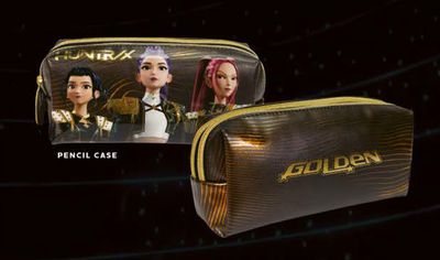 K-POP PENCIL CASE - GOLDEN KPOP DEMON HUNTERS (Release 08/2026)
