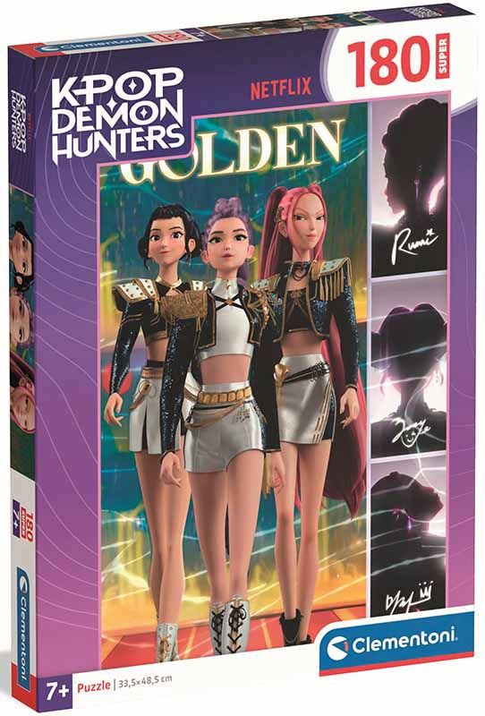 K-POP    Demon Hunters: Puzzel van 180 stukken + poster (Release 04/2026)