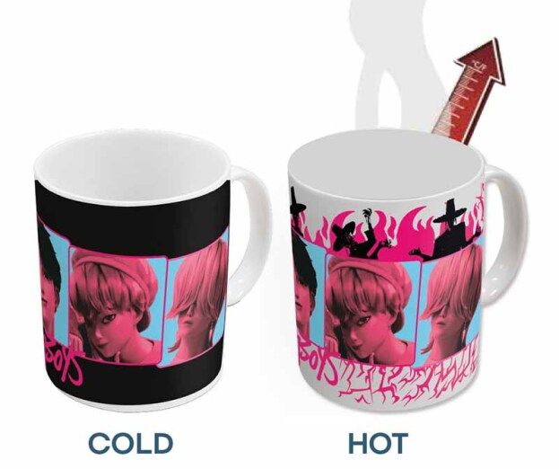 K-POP Demon Hunters: Keramische mok - Saja Boys, 325ml - Heat change (Giftbox)