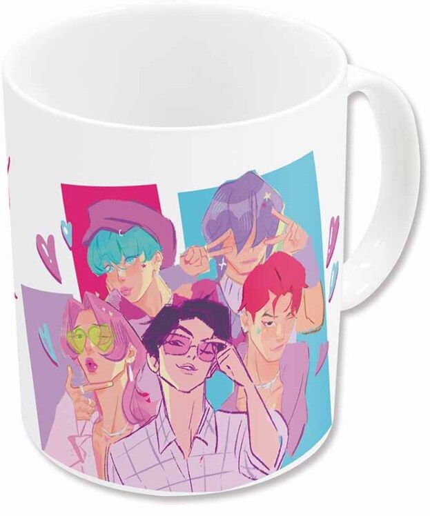 K-POP Demon Hunters: Keramische mok - Saja Boys, 325ml (Giftbox)