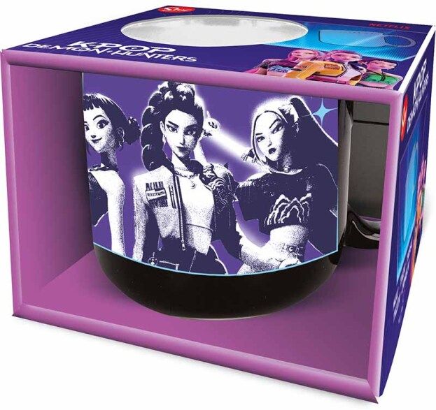 K-POP Demon Hunters: Keramische mok - Huntrix, 400ml (Giftbox)