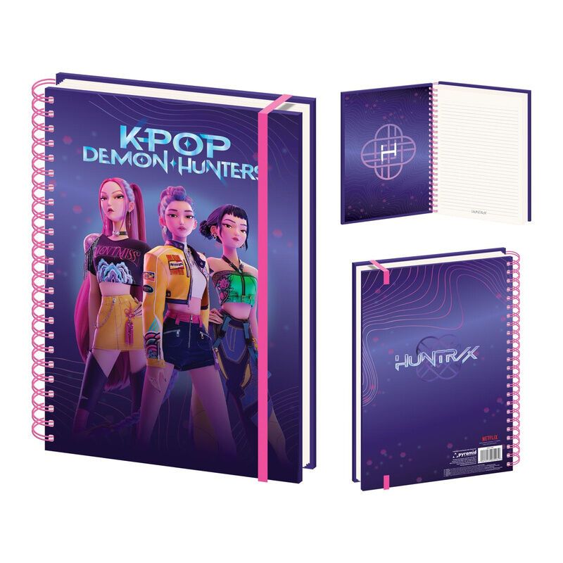 K-POP Demon Hunters Derpy Huntrix A4 notebook (Release 07/2026)