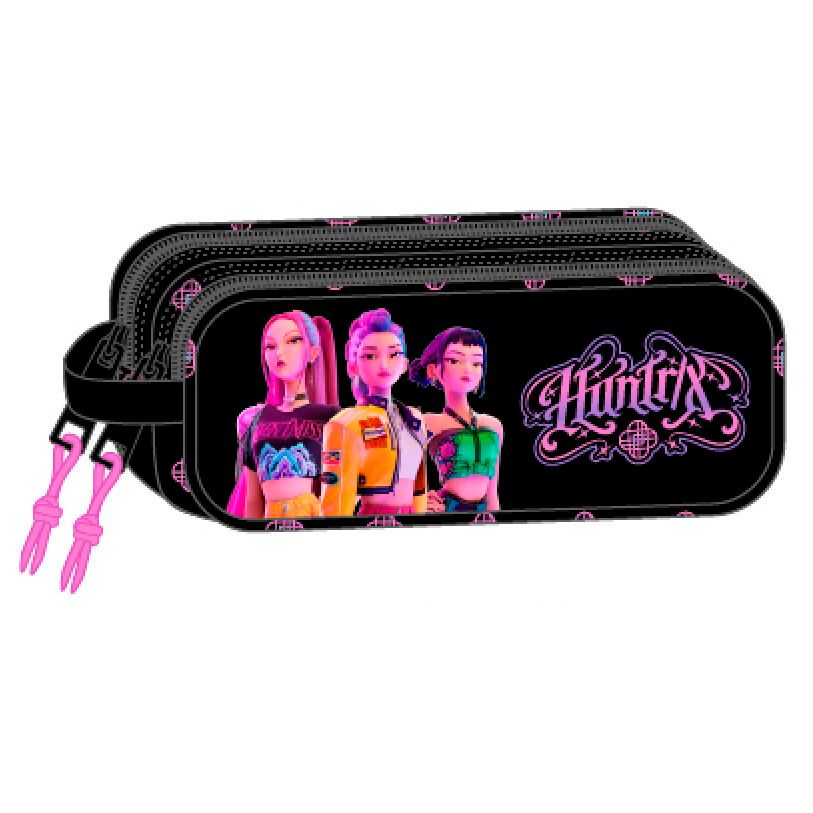 K-POP Demon Hunters Negra 3D double pencil case  (Release 08/2026)