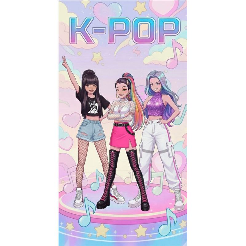 K-POP microfibre beach towel  (Release 05/2026)