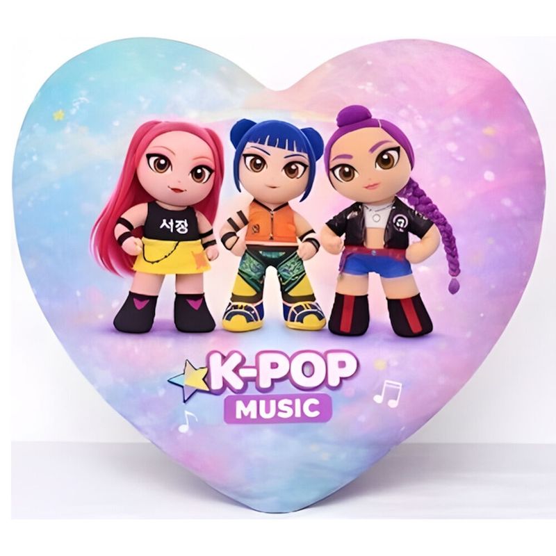 K-POP   Demon Hunters cushion heart 40cm (Release 05/2026)