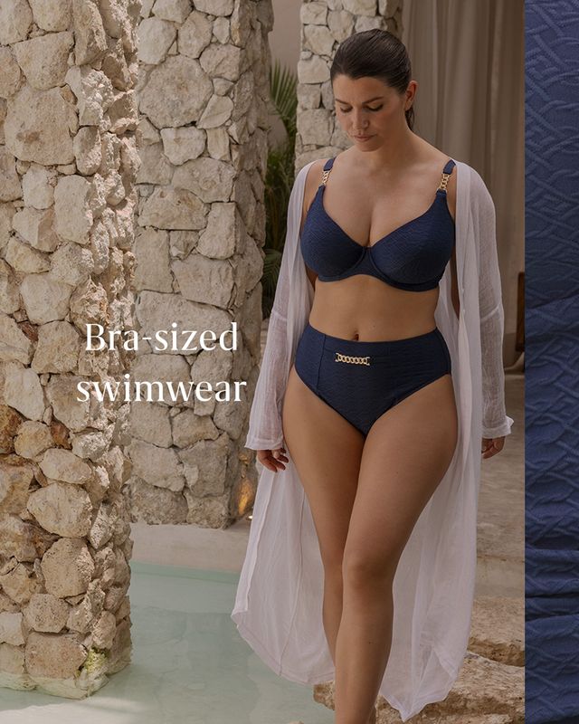 Fantasie -  Azores Midnight High Waist Bikinibroekje – Luxe Shaping &amp; Hoge Taille