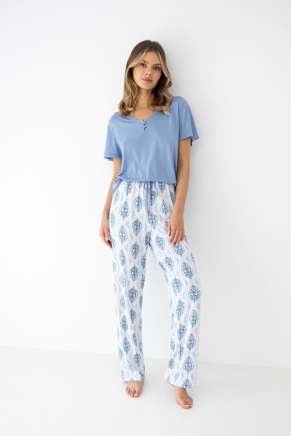 Sensis Dames Pyjama ''Gracelyn'' blauw