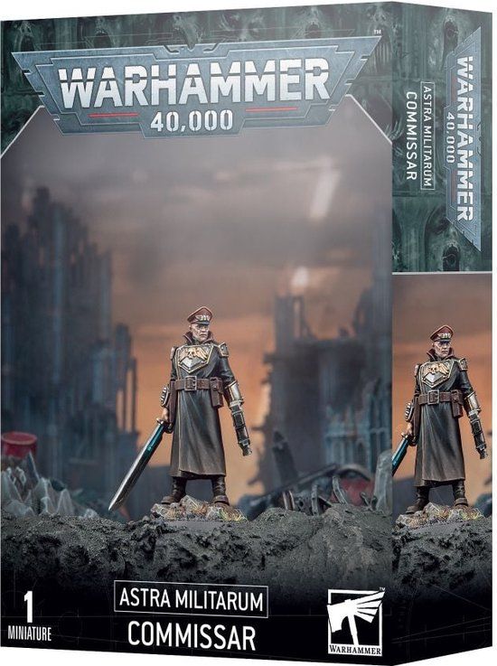 Warhammer -  Astra Militarum Commissar - Verzamelfiguur