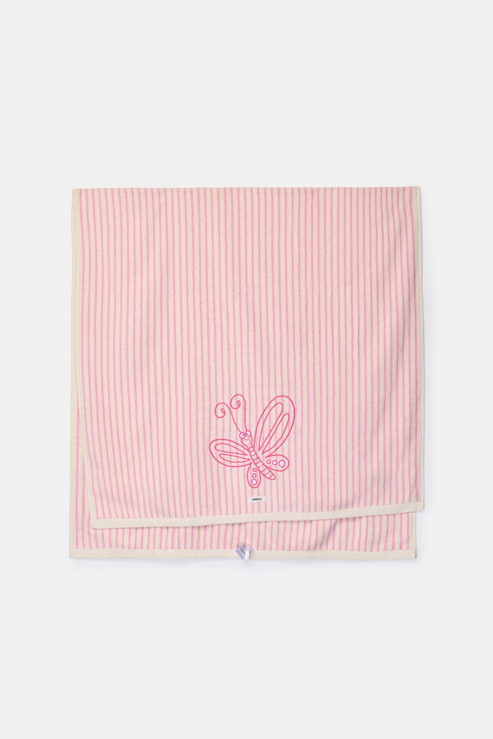 Woody - handdoek - roze