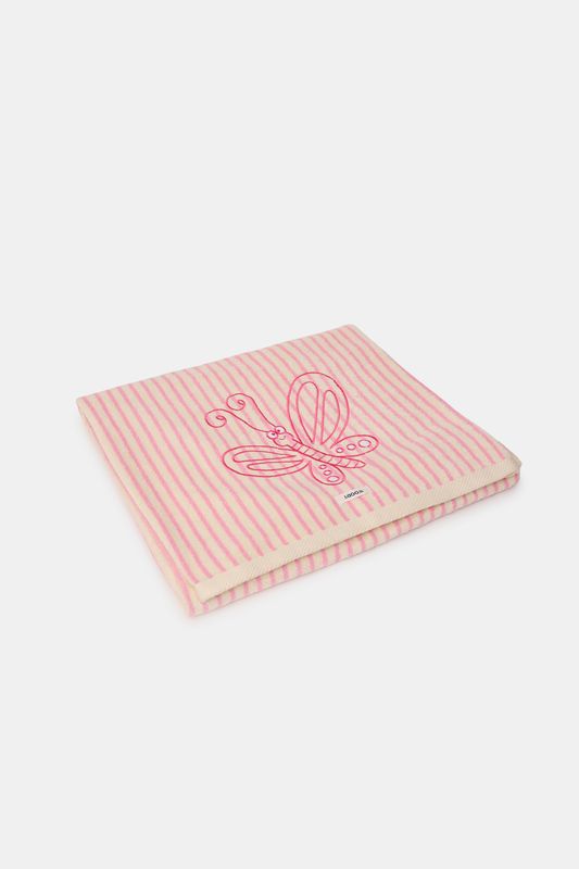 Woody - handdoek - roze