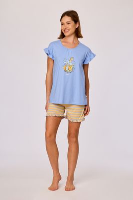 Woody - Meisjes/Dames Pyjama - Blauw
