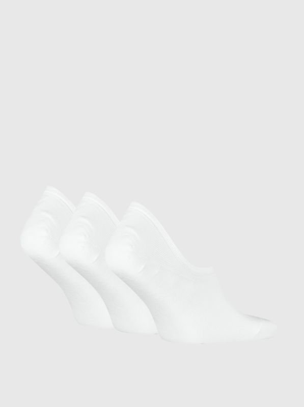 Calvin Klein - 3-Pack Footie High Cut - Wit
