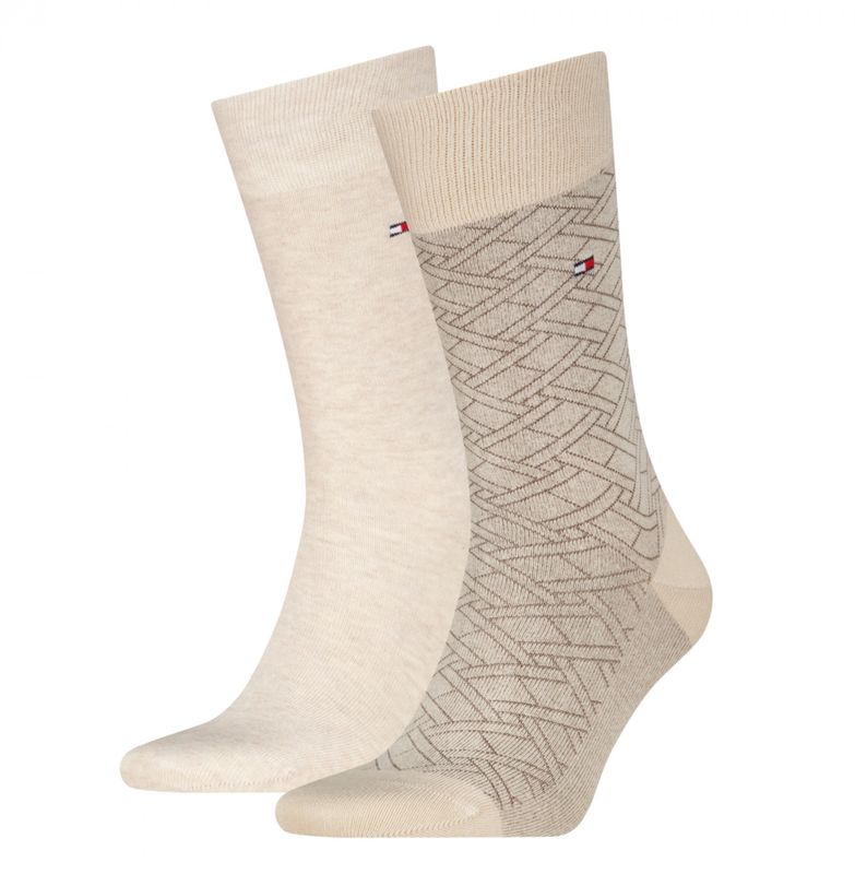Tommy Hilfiger - Duopack kousen - Beige