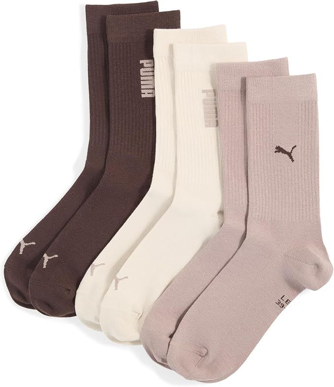 PUMA  - Heren Sokken – 3-Pack – Everyday Essentials - Soft Cotton - Neutral/brown