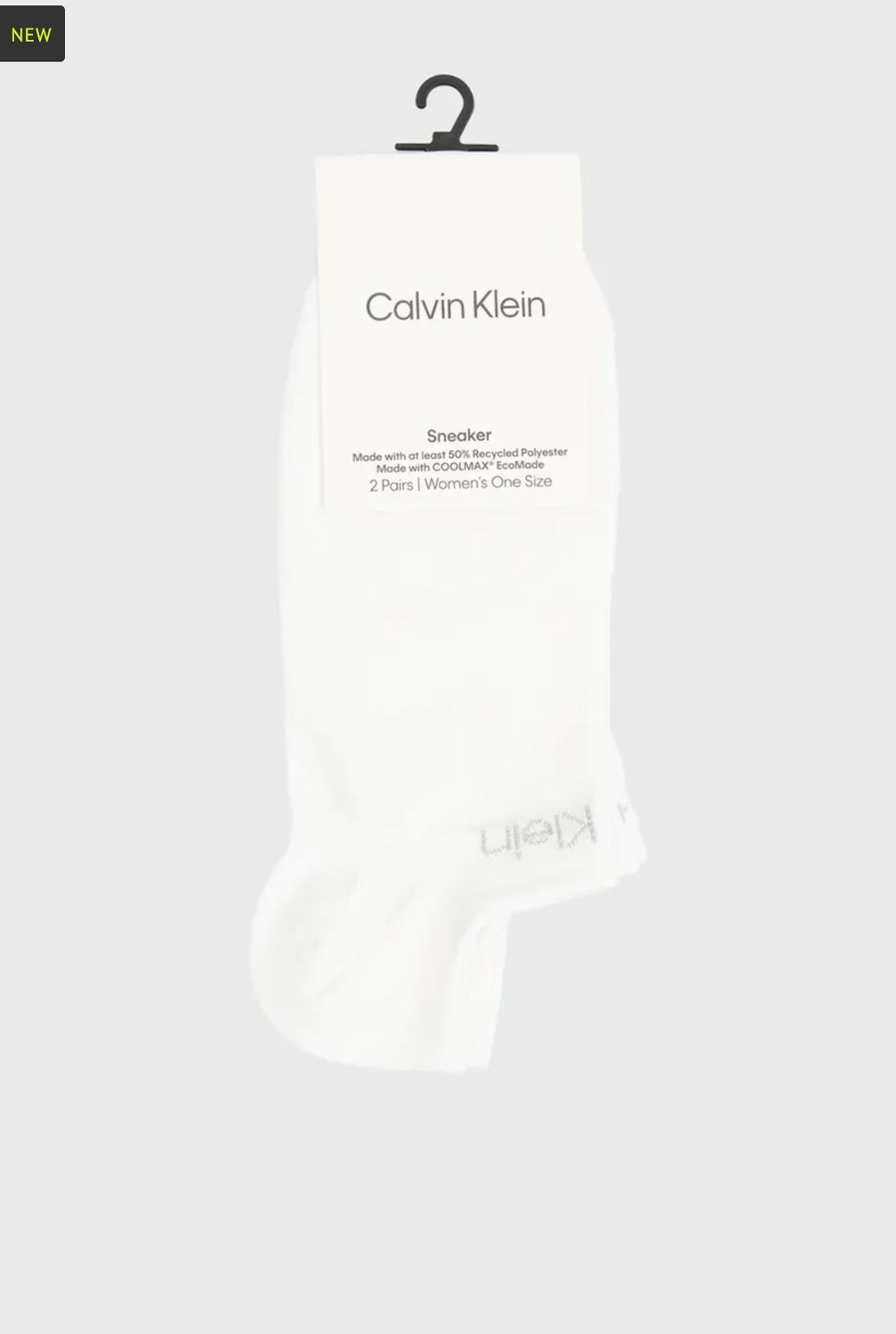 Calvin Klein - 2 Paar Coolmax Sneakers - Wit