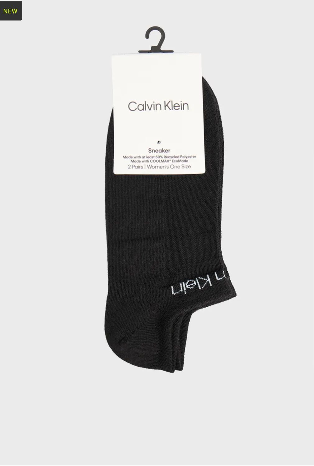 Calvin Klein - 2 Paar Coolmax Sneakers - Zwart