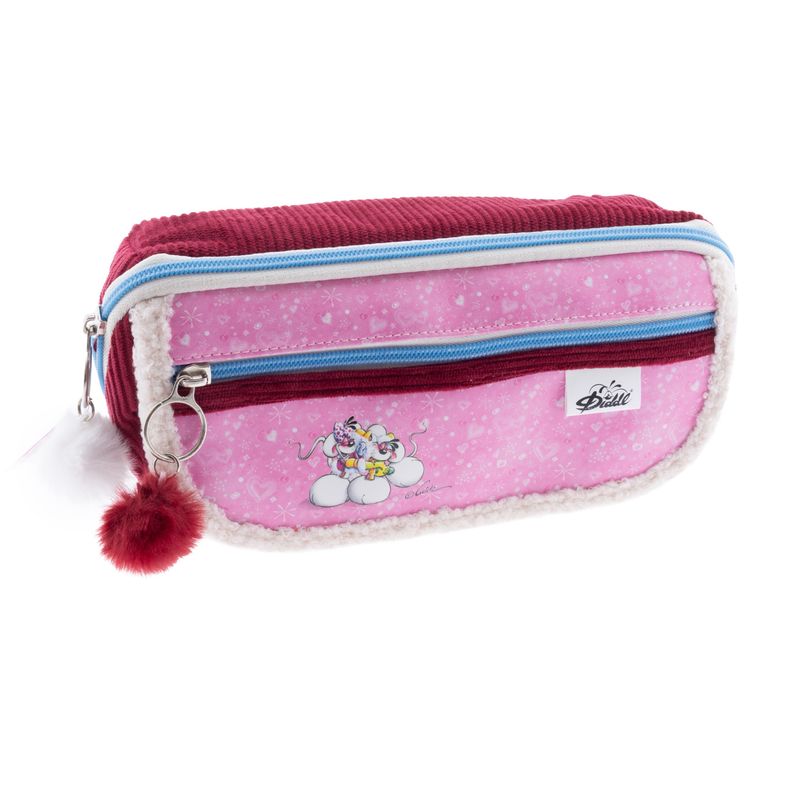 PRE-ORDER *** Diddl - Winter Edition 2026 - Diddl Pencil Case – Corduroy Pouch with Fur &amp; Pompon (WAVE 2 : 20/11/26)