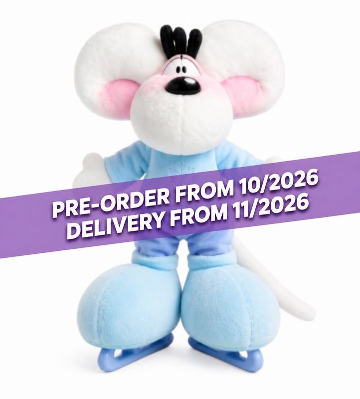 PRE-ORDER *** Diddl - Winter Edition 2026 - Diddl Plush Toy 20 cm – Soft Cuddly Toy (Release 15/11/26)
