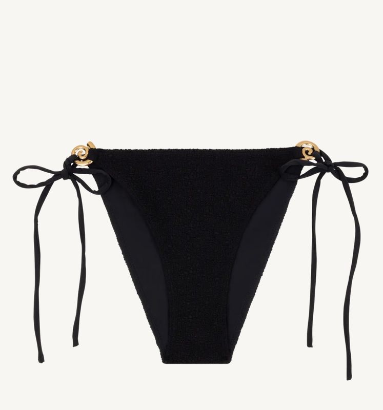 Love Stories - Tiny Bikini Broekje Zwart – Brazilian Mid-Waist Bikini Slip