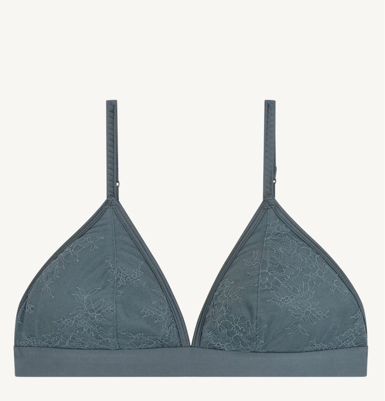 Love Stories - Darling Bralette Lichtblauw – Luxe  Kanten Triangel BH