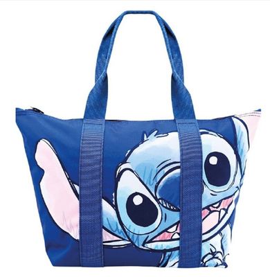 Stitch Disney strandtas, groot formaat, 43 x 33 x 15 cm (21 l)