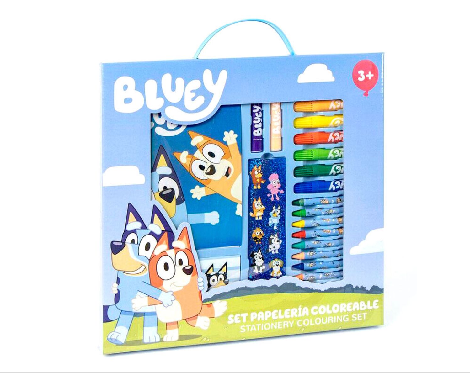 Bluey - Colouring stationery set