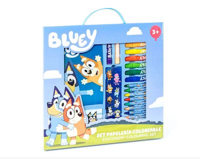 Bluey - Colouring stationery set