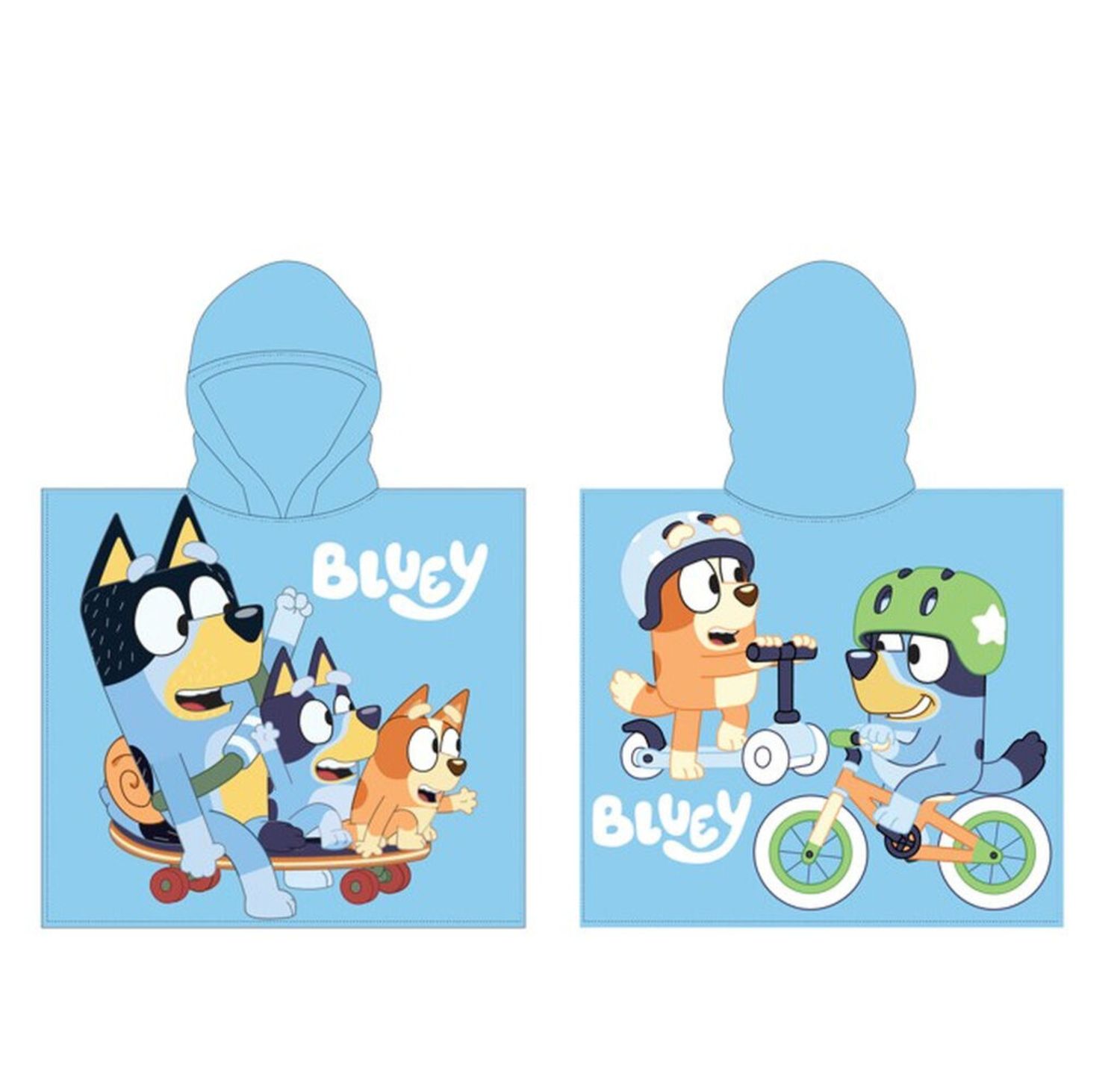 Bluey - Microfibre Poncho