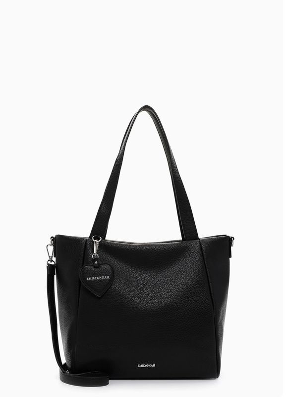 Emily &amp; Noah - Shopper Medium "Enie" - zwart