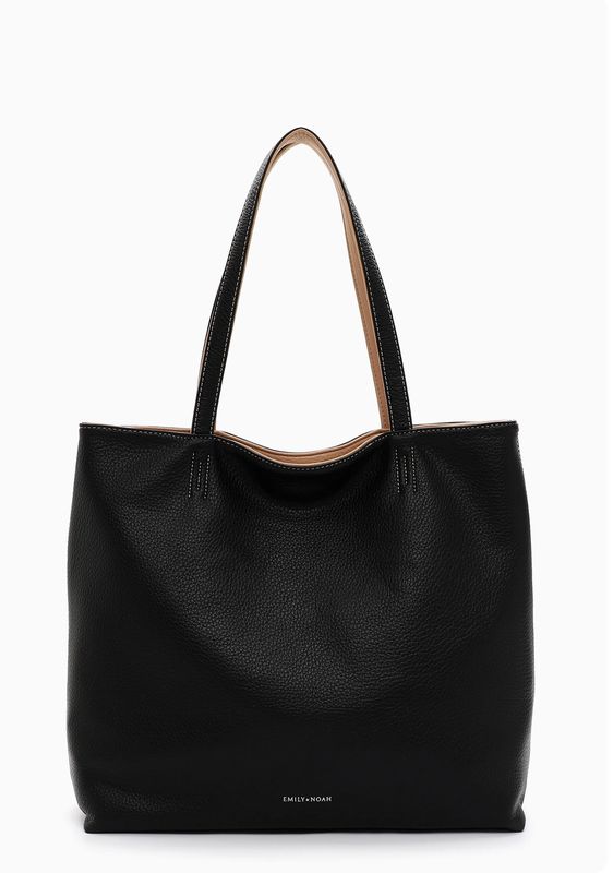 Emily &amp; Noah - Shopper "Eva" - Zwart - * REVERSIBLE *