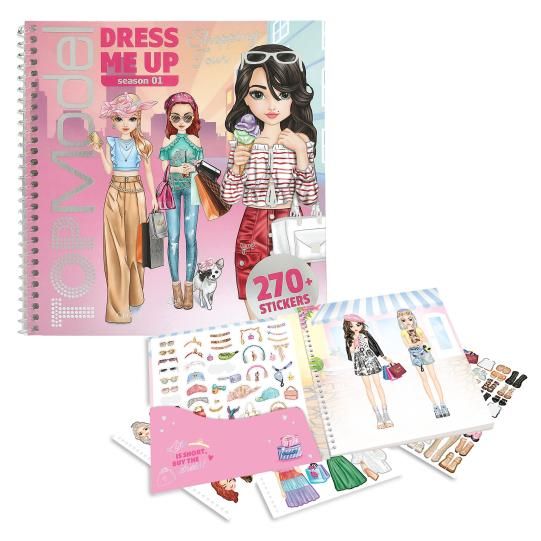 TopModel - Dress me up Stickerbook - Shopping Tour