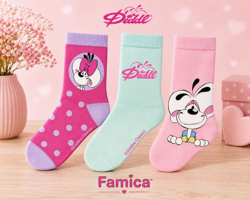 Diddl – 3-Pack Socks – Color 1 PRE-ORDER 05/09/2026