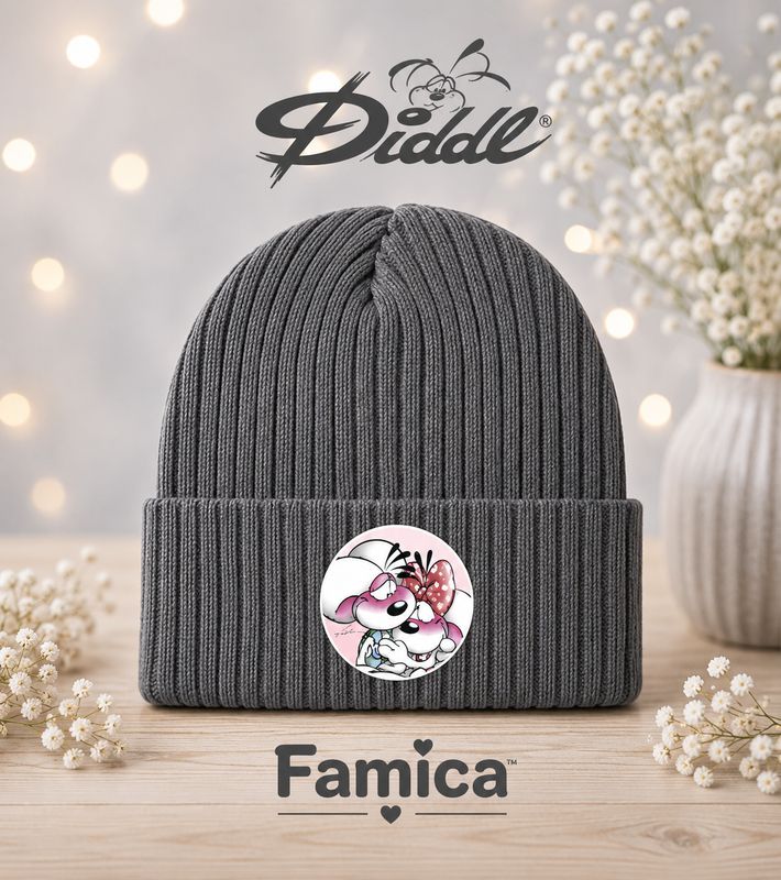 Diddl – Beanie – Dark Grey PRE-ORDER 05/09/2026