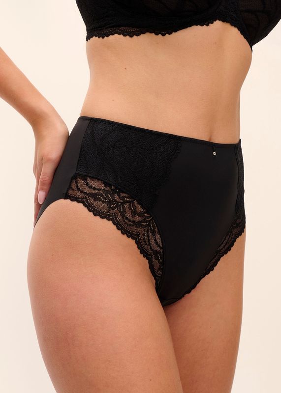 Fantasie - Maxi Slip "Cesile" - Zwart